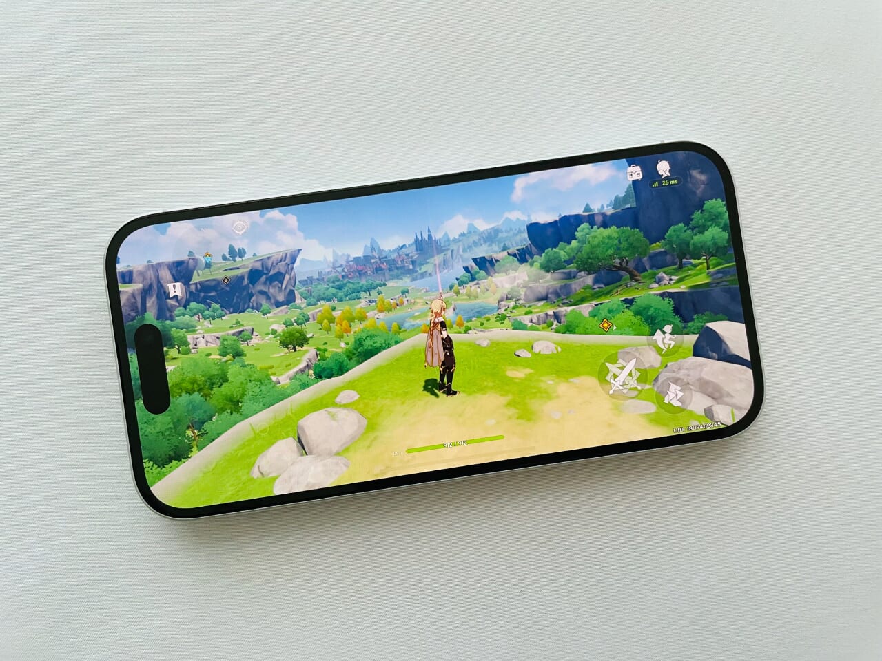 iPhone16のゲームプレイ画面