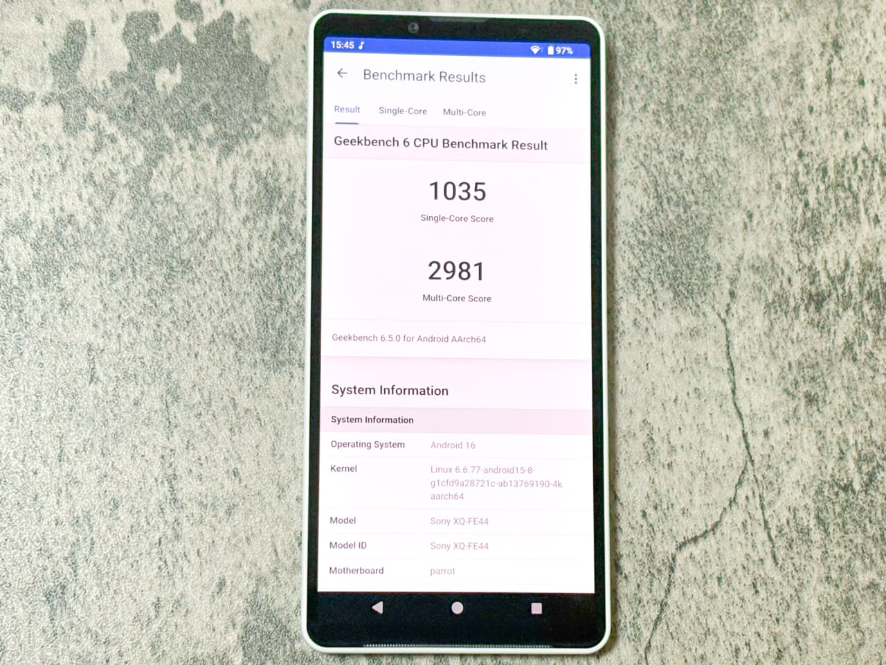 Xperia 10 VII ベンチマーク