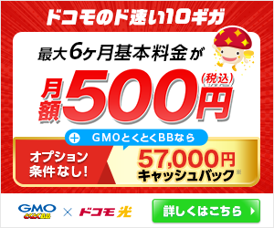 GMOとくとくBB ドコモ光