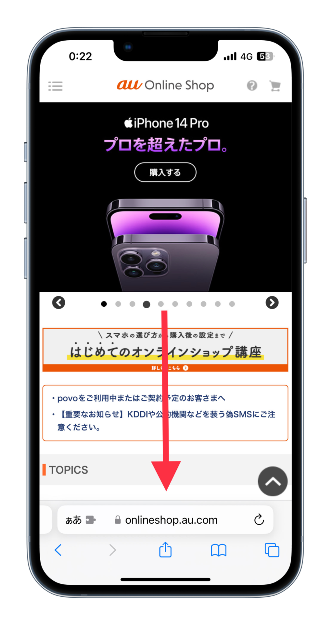 auオンラインショップでSIMのみ契約