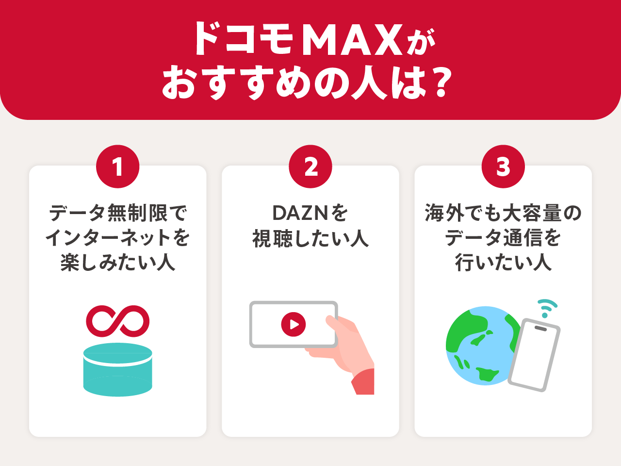 ドコモMAXがおすすめの人は？