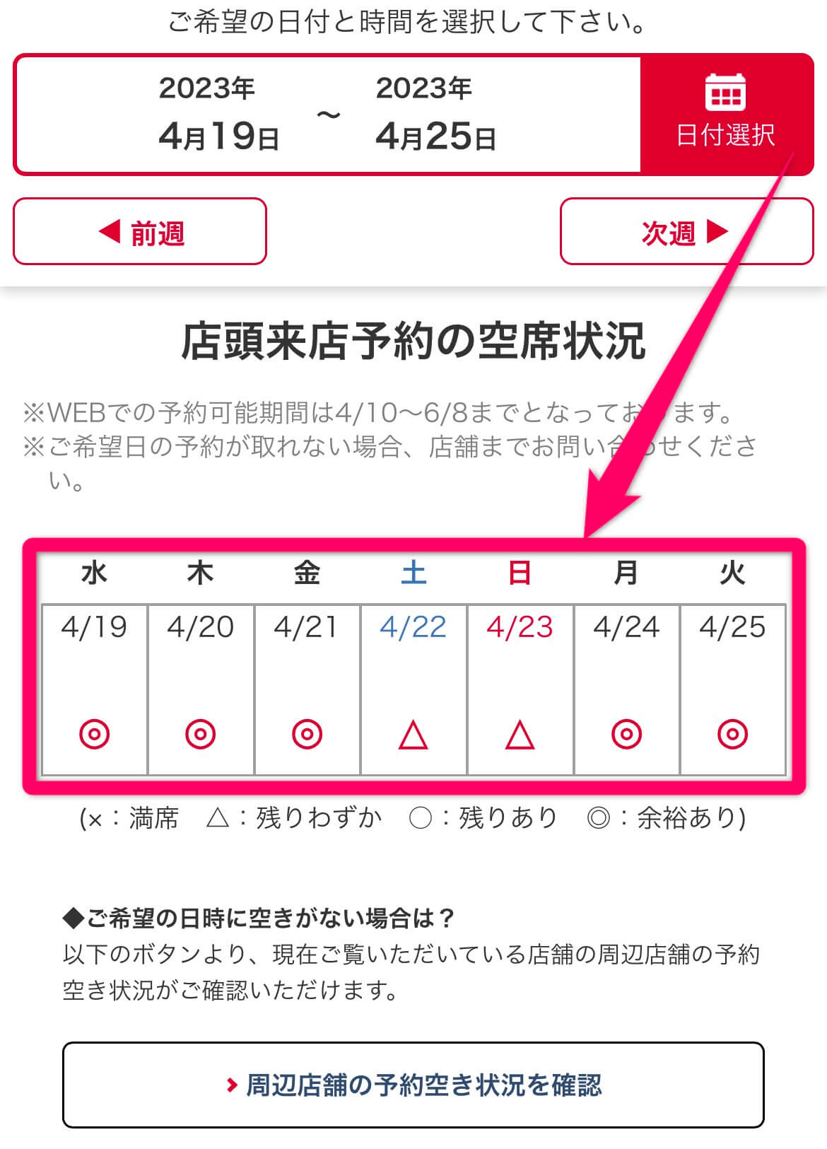 ドコモ来店予約方法