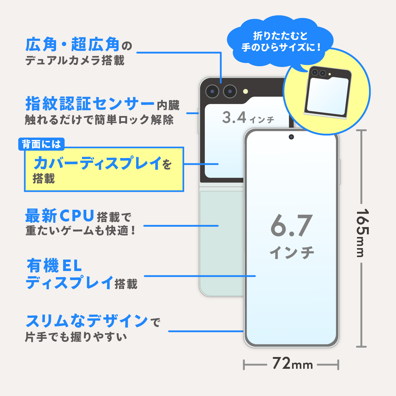 Galaxy Z Flip5実機レビュー