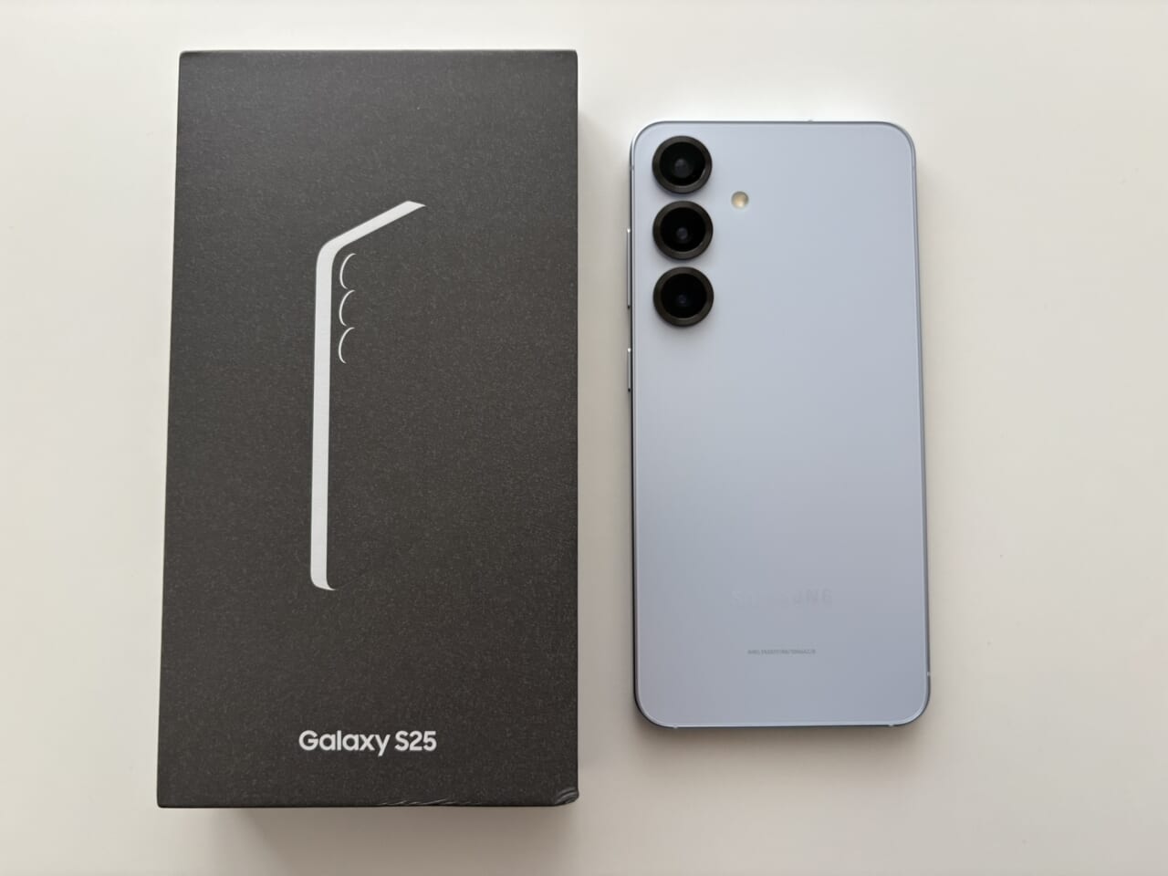 Galaxy S25 実機