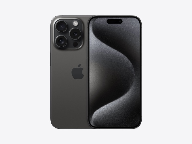 iPhone15 Proのブラックチタニウム